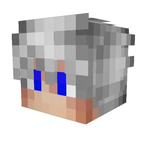 ReYIKIO Minecraft avatar head, 3D render