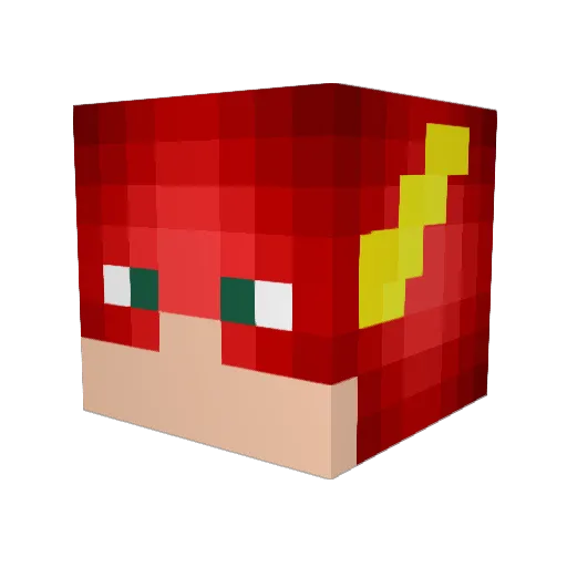 ReZ2399 Minecraft avatar head, 3D render
