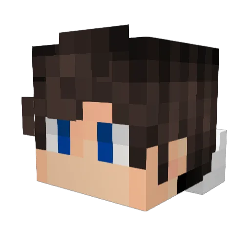 ReZzon_ Minecraft avatar head, 3D render