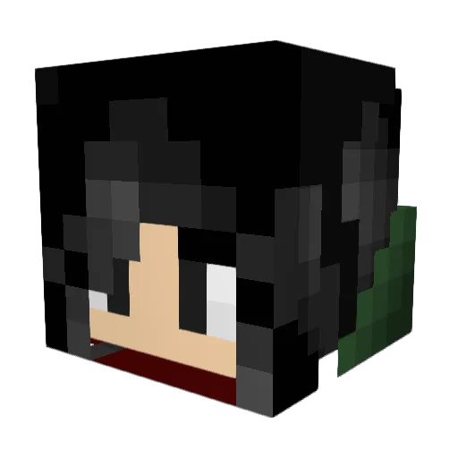 Re_nex Minecraft avatar head, 3D render