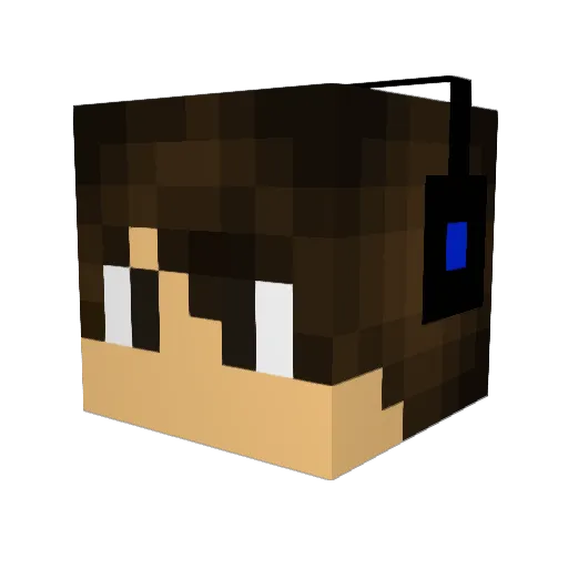 ReaPex_RaZer Minecraft avatar head, 3D render