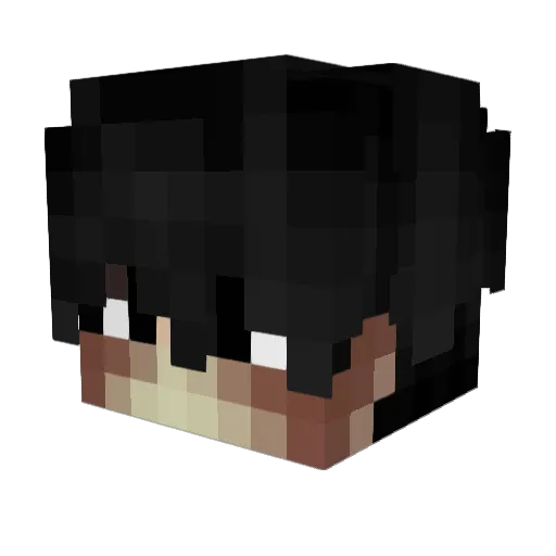ReaZznNA Minecraft avatar head, 3D render
