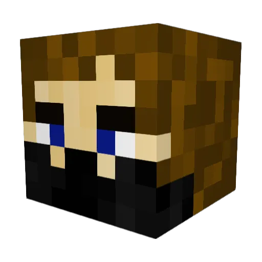 Reach4TheSkye Minecraft avatar head, 3D render