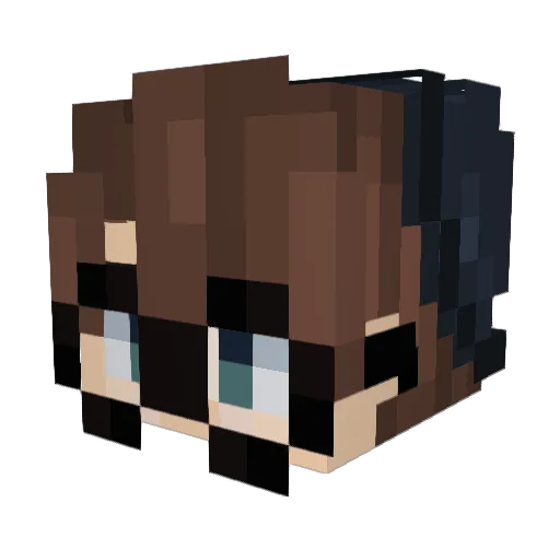Reachyyyyyeyy Minecraft avatar head, 3D render