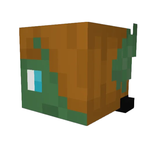 ReactiveCupid93 Minecraft avatar head, 3D render