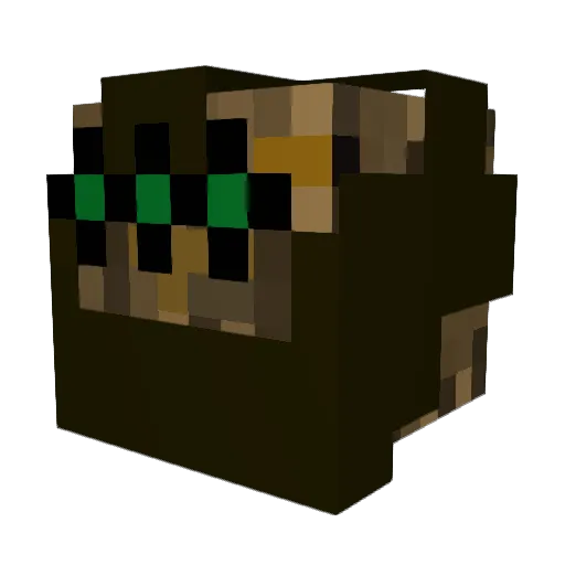 ReactorFailure Minecraft avatar head, 3D render