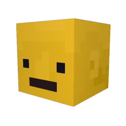 Read Minecraft avatar head, 3D render