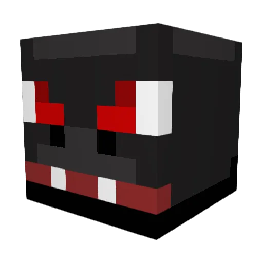 Reagan615 Minecraft avatar head, 3D render