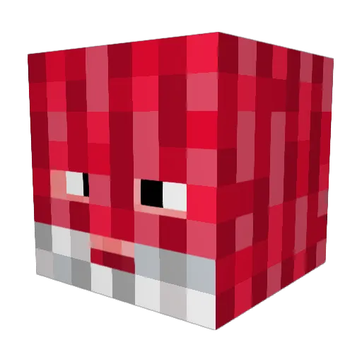 Reaka5 Minecraft avatar head, 3D render