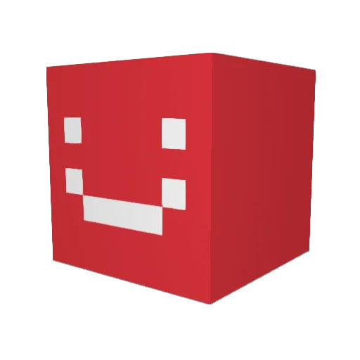 RealAffinity Minecraft avatar head, 3D render