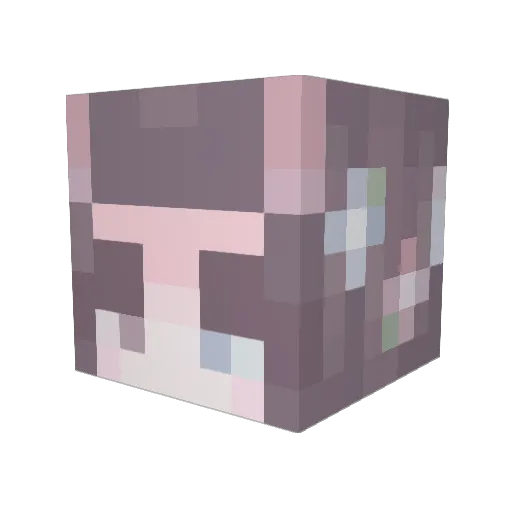 Minecraft-Avatar von RealAisaka3: Kopf als 3D-Render