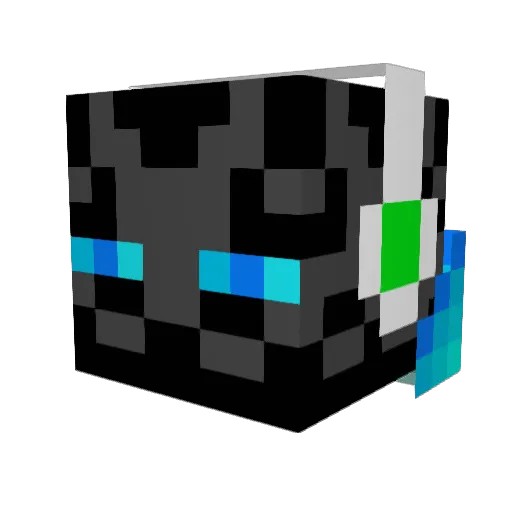 RealBadLegend Minecraft avatar head, 3D render