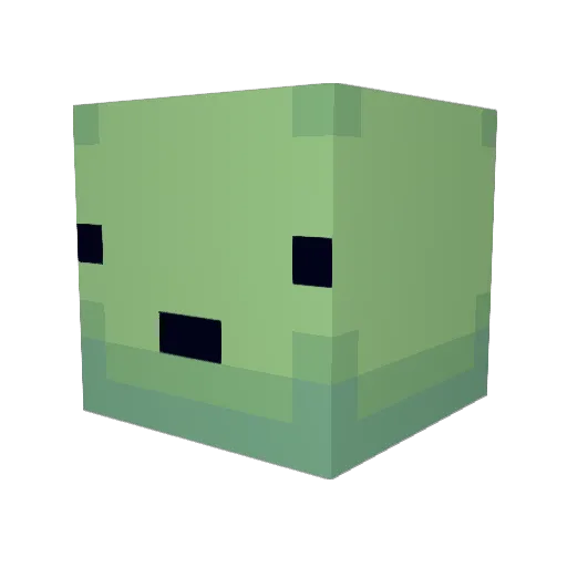 RealDanAu Minecraft avatar head, 3D render