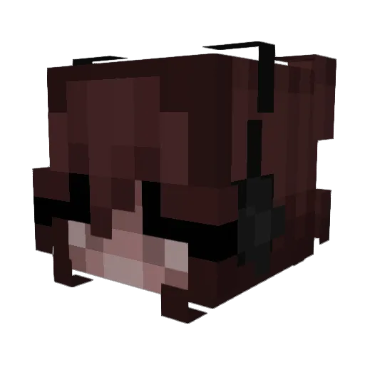 RealEira Minecraft avatar head, 3D render
