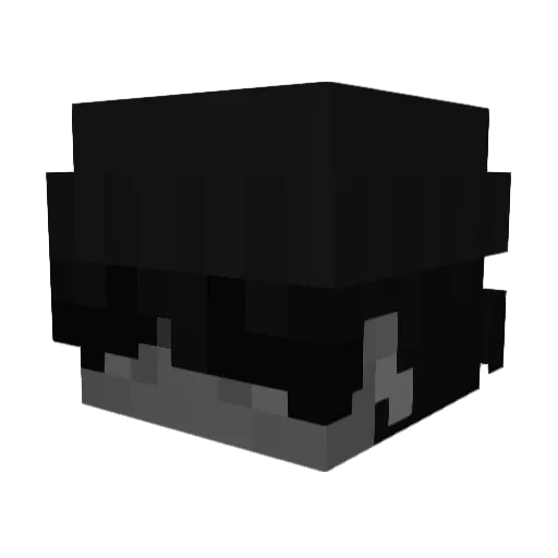 RealEnnui Minecraft avatar head, 3D render