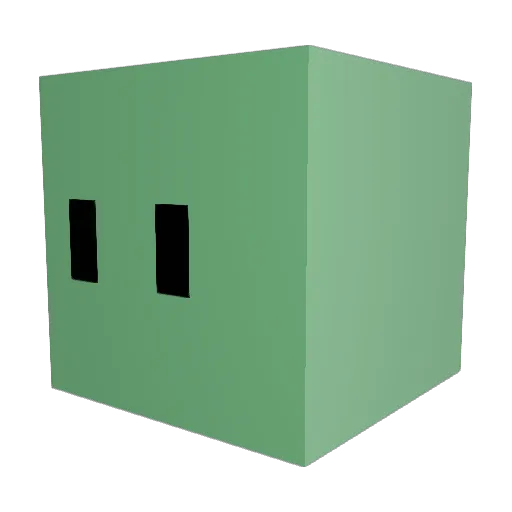 RealFreezy Minecraft avatar head, 3D render