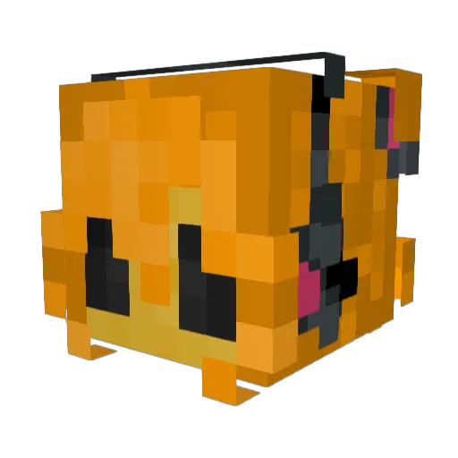 RealGarry Minecraft avatar head, 3D render
