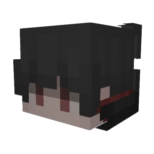 RealGas Minecraft avatar head, 3D render