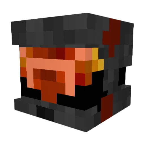 RealGigan Minecraft avatar head, 3D render