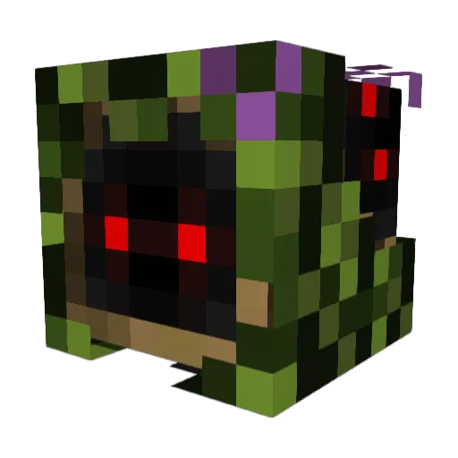 RealGoblinHours Minecraft avatar head, 3D render