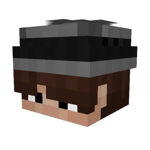 RealGoldenSlime Minecraft avatar head, 3D render