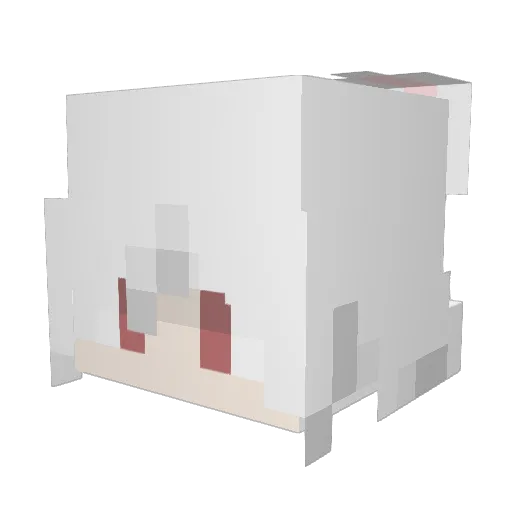 RealGoober2 Minecraft avatar head, 3D render