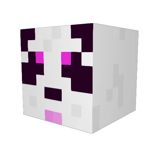 RealGun98 Minecraft avatar head, 3D render