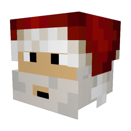 RealH935 Minecraft avatar head, 3D render