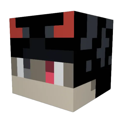RealHerbz Minecraft avatar head, 3D render