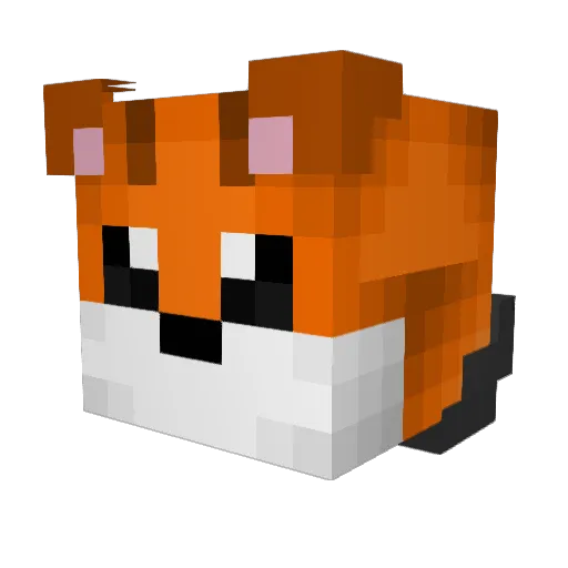 RealHotChiliPepe Minecraft avatar head, 3D render