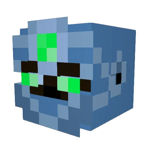 RealInferno Minecraft avatar head, 3D render