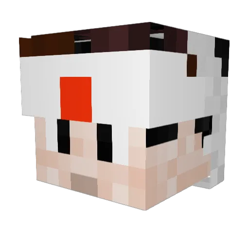 RealJayumm Minecraft avatar head, 3D render