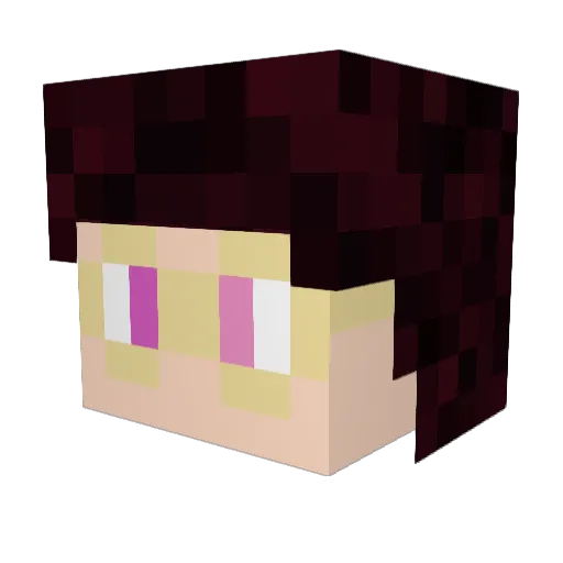 RealKarsta Minecraft avatar head, 3D render