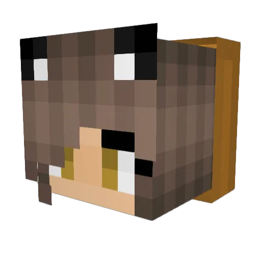 RealKileyGrace Minecraft avatar head, 3D render