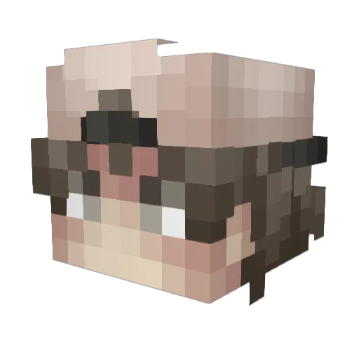 RealKingSurge Minecraft avatar head, 3D render