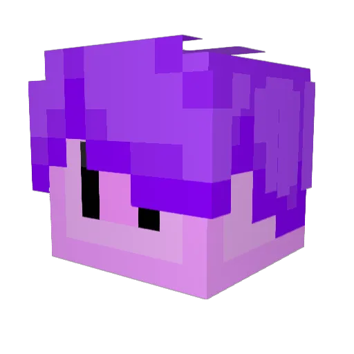 RealKomander Minecraft avatar head, 3D render