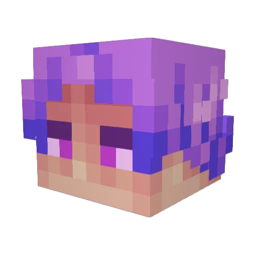 RealKozankage Minecraft avatar head, 3D render