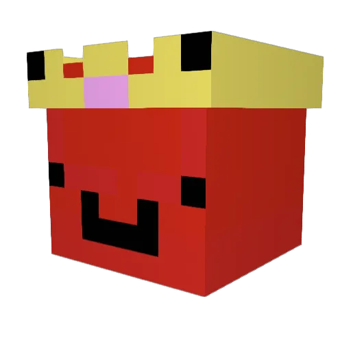 RealKumo Minecraft avatar head, 3D render