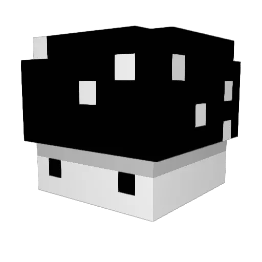 RealLegit_Player Minecraft avatar head, 3D render