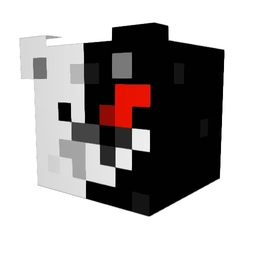 RealLordAbaddon Minecraft avatar head, 3D render