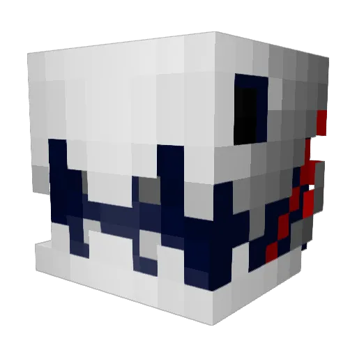RealMagikk Minecraft avatar head, 3D render
