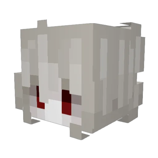 RealMamad Minecraft avatar head, 3D render