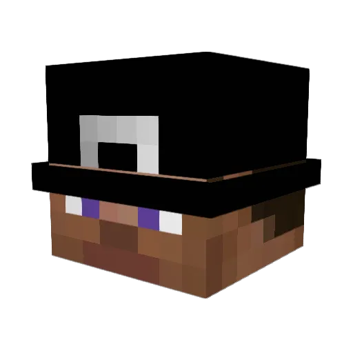 RealMoneyBoy1 Minecraft avatar head, 3D render