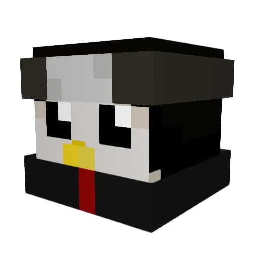 RealNinja_Gaming Minecraft avatar head, 3D render