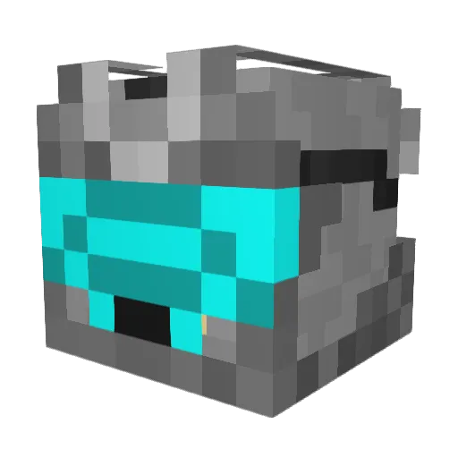 RealNiqqa69 Minecraft avatar head, 3D render