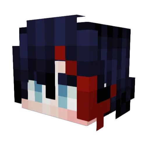 RealParadox6174 Minecraft avatar head, 3D render