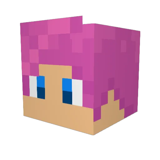 RealPrez Minecraft avatar head, 3D render