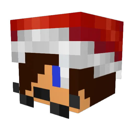 RealRandoGuy Minecraft avatar head, 3D render