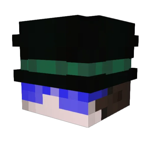 RealRegen Minecraft avatar head, 3D render