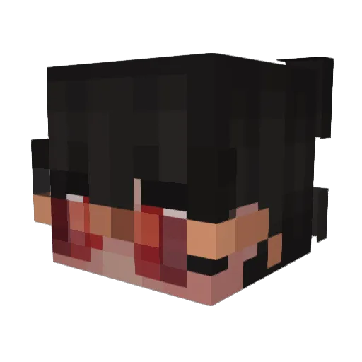 RealRemnant Minecraft avatar head, 3D render